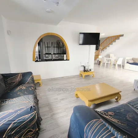 Gara, Semi-detached Duplex, Terrace And Private Pool * Costa Teguise
